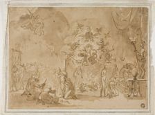 Scene of Witchcraft and Devil Worship, n.d. Creator: David Teniers II