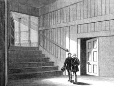 Scene of the fatal crush at Liverpool, 1870. Creator: Unknown