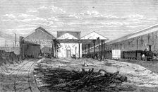 Scene of the railway accident at Wigan, 1873. Creator: Unknown