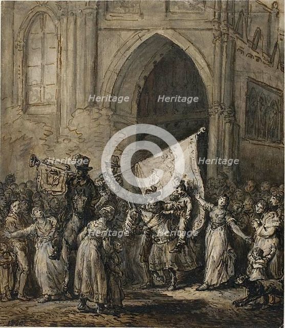 Scene of the Revolution, 1826. Creator: Jean Pierre Norblin.