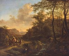 Scene of the Roman Campagna, 1647. Creator: Jan Dirksz Both