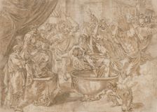 Scene of the torture of St. John on Patmos, 1501/1600. Creator: Unknown