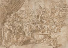 Scene of the torture of St. John on Patmos, 1501/1600. Creator: Unknown