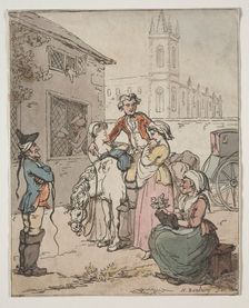 Scene Outside an Inn. Creator: Henry William Bunbury (British, 1750-1811)