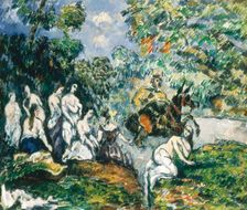 Scène légendaire. (Sancho dans l'eau), c1878. Creator: Cézanne, Paul (1839-1906)