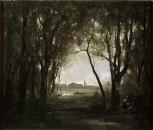 Scene near a Lake 1860-1873. Artist: Jean-Baptiste-Camille Corot