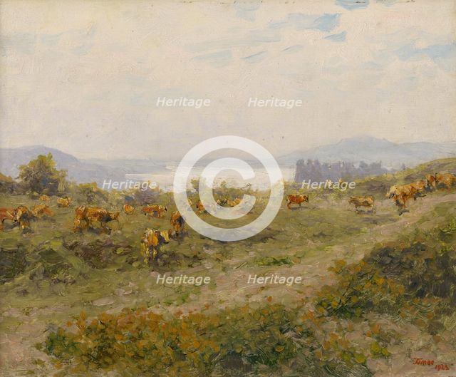 Scene near Bratislava, 1923. Creator: Jindrich Tomec.