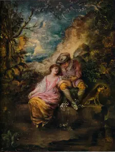 Scene Pastorale c1710. Artist: Jean-Antoine Watteau