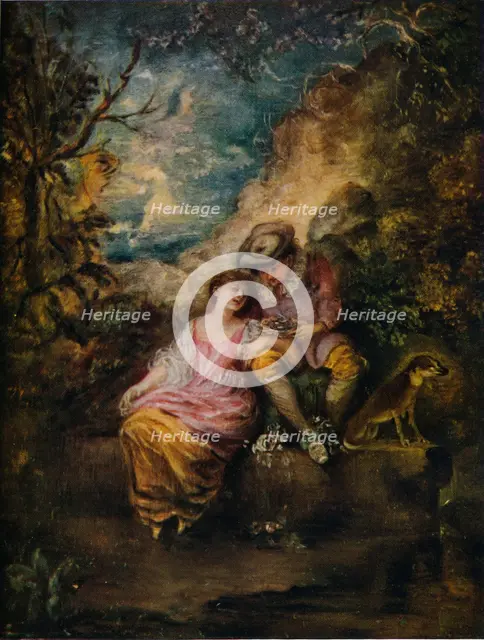 'Scene Pastorale', c1710. Artist: Jean-Antoine Watteau.