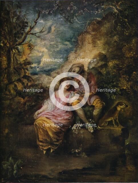 'Scene Pastorale', c1710. Artist: Jean-Antoine Watteau.