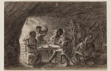 Scene with Bandit, between late 18th and mid-19th century. Creator: Hippolyte Lecomte
