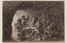 Scene with Bandit, between late 18th and mid-19th century. Creator: Hippolyte Lecomte