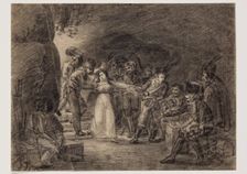 Scene with Bandit, between late 18th and mid-19th century. Creator: Hippolyte Lecomte