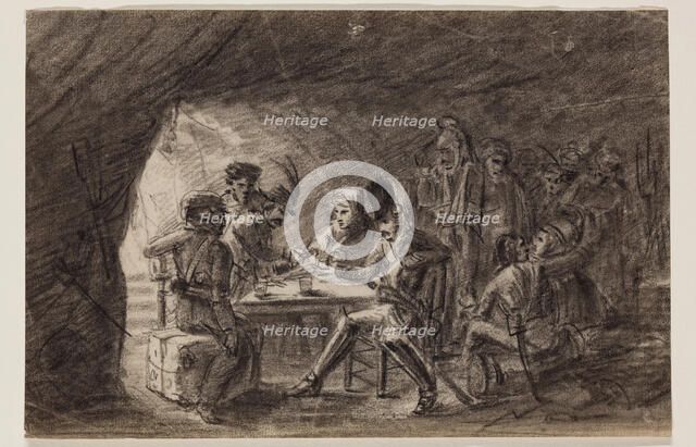 Scene with Bandit, between late 18th and mid-19th century. Creator: Hippolyte Lecomte.