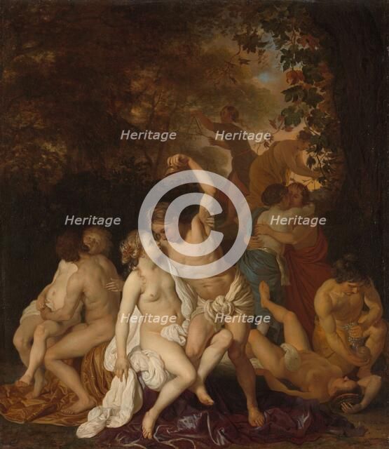 Scene with Bacchantes, 1653. Creator: Jacob van Loo.