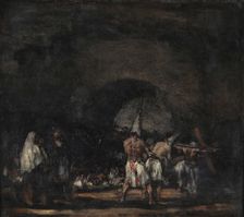 Scene with Flagellants, c1808. Creator: Goya, Francisco, de (1746-1828)