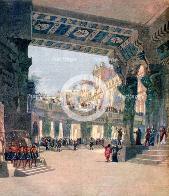Scene two, act two, from the opera Le Mage, by Jules Massenet, 1891. Artist: Unknown