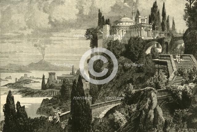 'Scenery at Cape Misenum, near Balae', 1890.   Creator: Unknown.