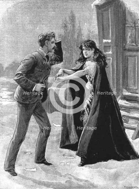 ''Scenes now being acted in the London Theatres; " The Trumpet Call" at the Adelphi Theatre', 1891. Creator: Charles Joseph Staniland.