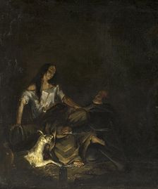 Scenes of Notre-Dame de Paris, 1832. Creator: Antoine Rivoulon