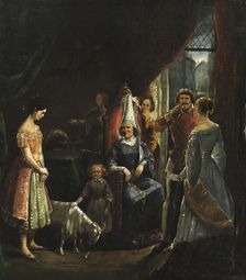 Scenes of Notre-Dame de Paris, 1832. Creator: Antoine Rivoulon