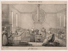 Scenes of Paris: The Foundling Hospital. Creator: Jean Henri Marlet (French, 1770-1847)
