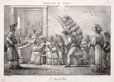 Scenes of Paris: The Pawnshop. Creator: Jean Henri Marlet (French, 1770-1847)
