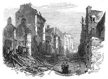 Scenes of the Late War in France: the main street of Garches, 1871. Creator: Unknown