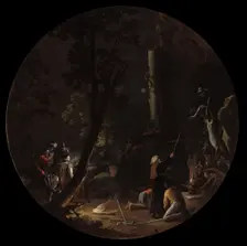 Scenes of Witchcraft: Night, c. 1645-1649. Creator: Salvator Rosa (Italian, 1615-1673)