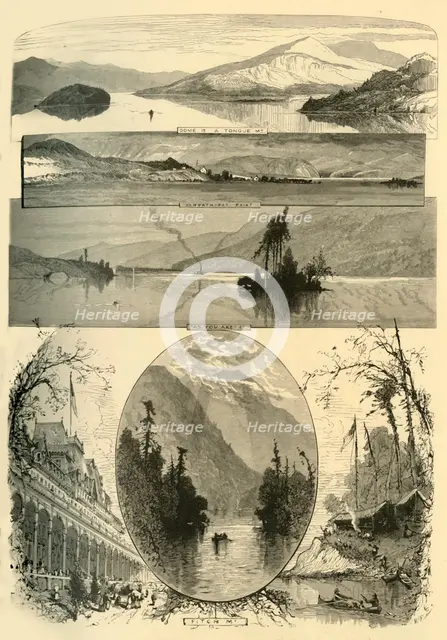 'Scenes on Lake George', 1874.  Creator: William James Palmer.