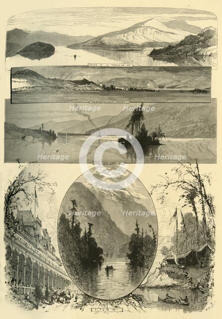 'Scenes on Lake George', 1874.  Creator: William James Palmer.