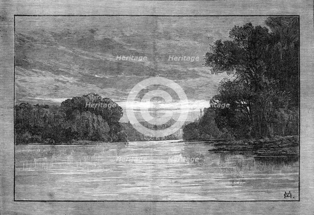 Scenes on the Cascapediac River, Lower Canada: Piko Hill, above Middle Camp, 1881. Creator: Unknown.