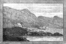 Scenes on the Cascapediac River, Lower Canada: wooden houses erected for Princess Louise..., 1881. Creator: W. G. Kemp