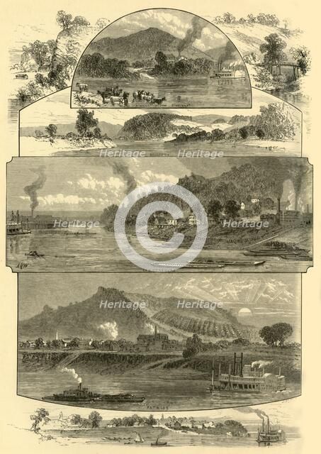 'Scenes on the Ohio, Above and Below Cincinnati', 1874.  Creator: John Filmer.
