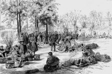 Scenes at Buenos Ayres during the Revolution in Argentina, 1890. Creator: Unknown