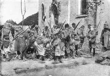 Scenes de Guerre; Les Marocains vainqueurs 1914. Creator: Unknown
