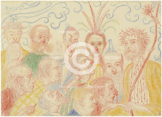 Scènes de la Vie du Christ (Scenes from the Life of Christ), 1910-1915. Creator: Ensor, James (1860-1949).