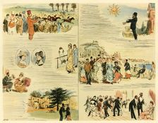 Scenes from a Victorian Summer 1878, (1942). Creator: Randolph Caldecott