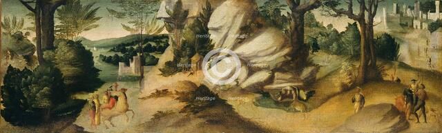 Scenes from a Legend, probably c. 1515/1520. Creator: Giovanni di Lorenzo Larciani.