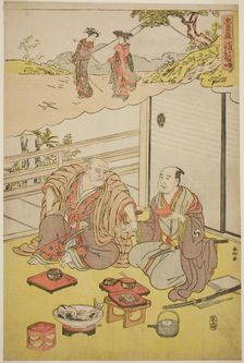 Scenes from Acts Seven and Eight of Chushingura, c. 1788. Creator: Katsukawa Shunko