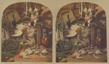 Scenes from our Larder., about 1860. Creator: Thomas Richard Williams