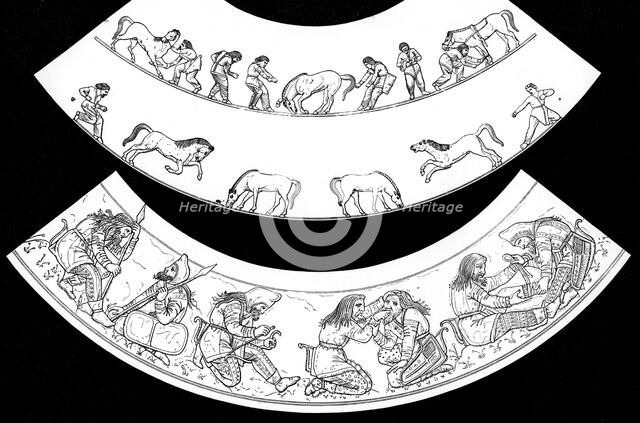 Scenes from Scythian life, (1902).Artist: Kondakow