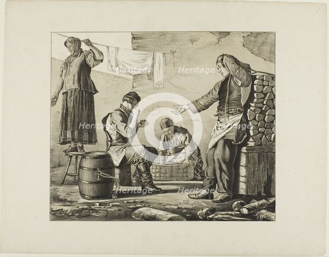 Scenes from Russian Folk Life, n.d. Creator:  Ignatii Stepanovich Shchedrovski.