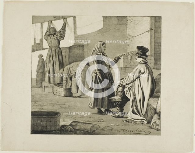 Scenes from Russian Folk Life, n.d. Creator:  Ignatii Stepanovich Shchedrovski.