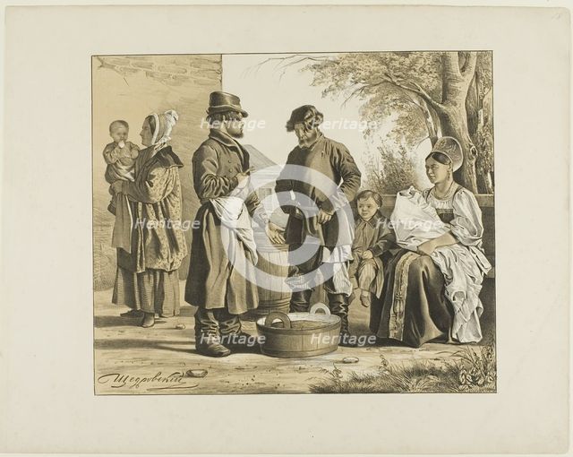 Scenes from Russian Folk Life, n.d. Creator:  Ignatii Stepanovich Shchedrovski.