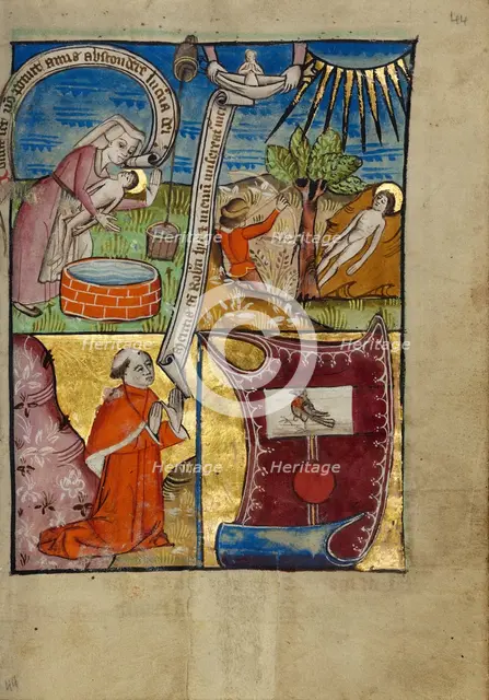 Scenes from the Martyrdom of Robert of Bury; Illustrated Vita Christi..., about 1480-1490. Creator: Unknown.
