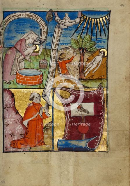 Scenes from the Martyrdom of Robert of Bury; Illustrated Vita Christi..., about 1480-1490. Creator: Unknown.