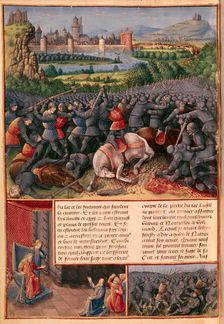 Scenes from the First Crusade, 1096-1099 (c1490). Artist: Sebastian Marmoret