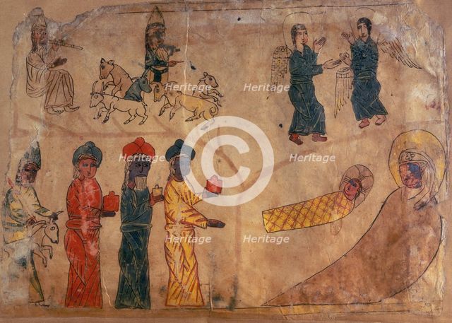 Scenes from the life of Christ, 1317. Creator: Unknown.
