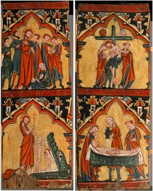 Scenes from the Life of Christ: Arrest of Christ, Christ in Limbo; Descent from the Cross..., 13th c Creator: Unknown